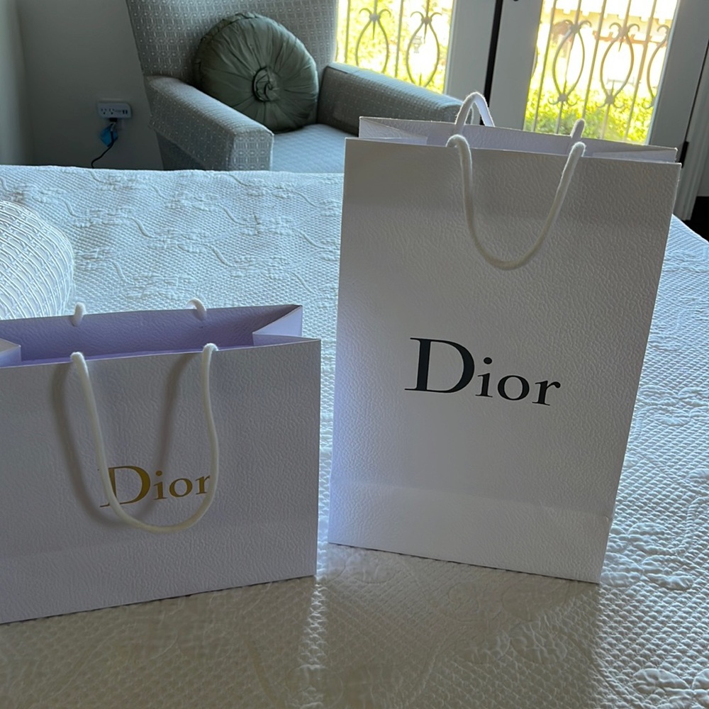 Christian Dior original paper bags